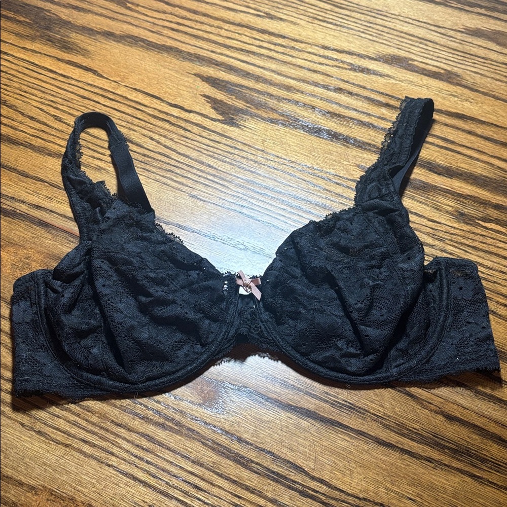 VS Body by Victoria Demi bra with floral mesh lace and 3pc unlined full coverage